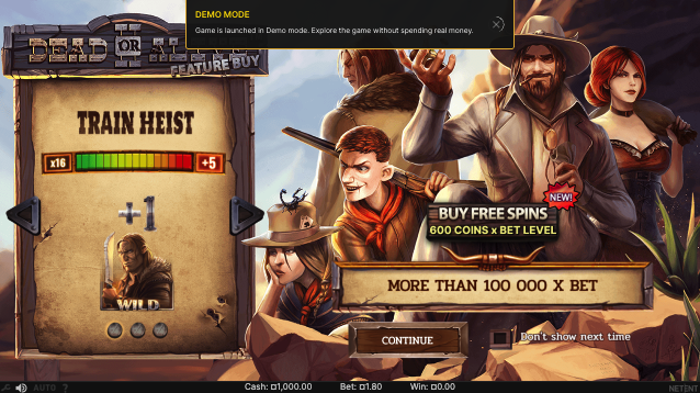 Dead or Alive slot Netent
